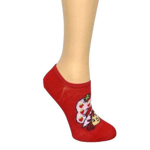 Strawberry Shortcake 3-PK Stay Put Liner Socks - Picture 3 of 7